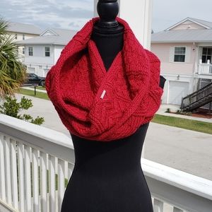 Dark Red Infinity Scarf